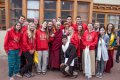 Iva Bittová přivítala Dalajlámu v naší škole písní Ej Lásko Lásko